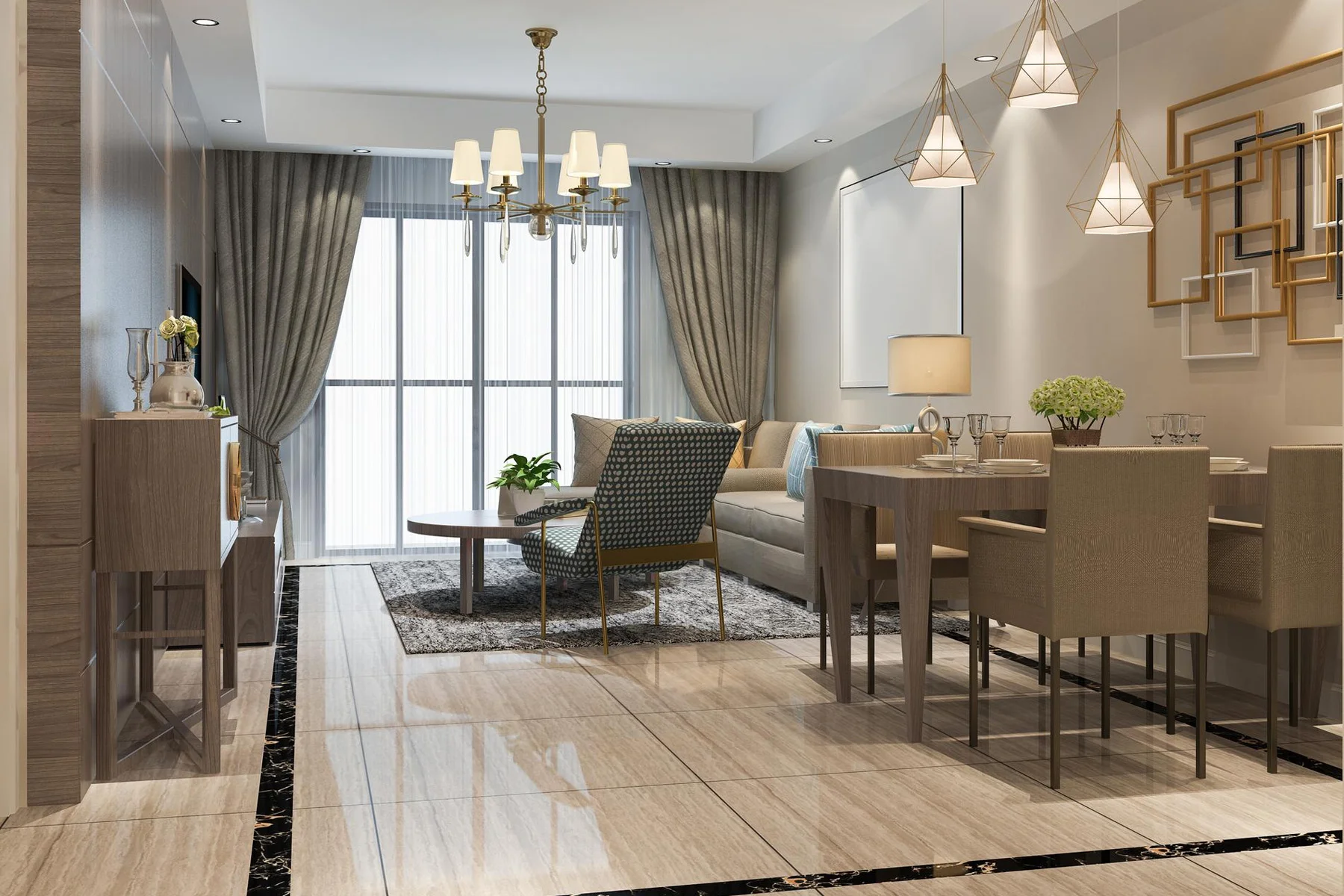 Elegant Dining Area Renovation